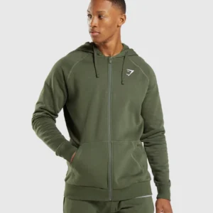 CREST ZIP UP HOODIE