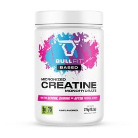 BULLFIT CREATINE MICRONIZADA 375 G | 75 SERV